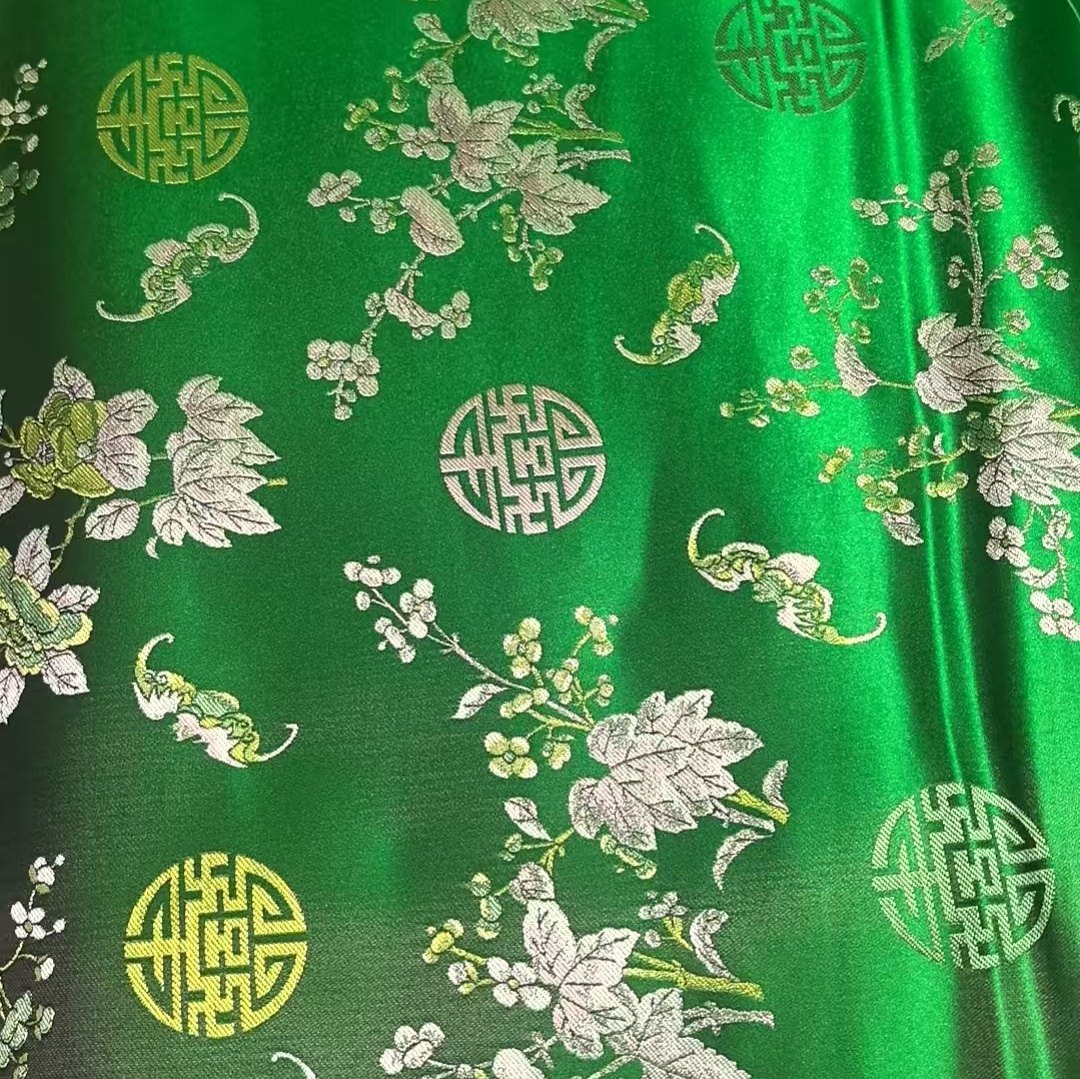 新中式国风仿宋锦提花面料织金加厚马甲旗袍抱枕上袄唐装服装布料,淘宝优惠券,粉丝福利购,淘宝优惠卷