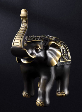 对象酒柜摆件全铜祝福简约乔迁