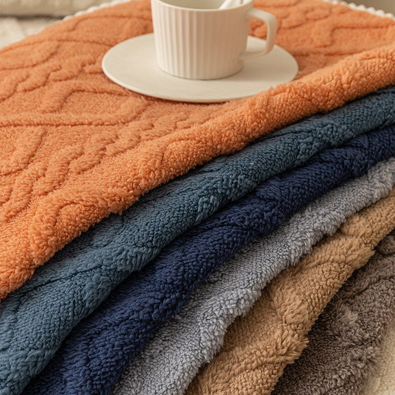 撸猫感简约沙发垫四季罩毛绒加厚 锦绣安娜沙发垫