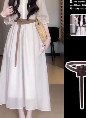 女士腰带装饰时尚百搭大束腰皮带