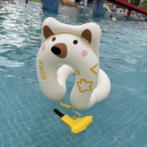 Double air bag swimming ring Child thickened baby underarm buoyancy vest male and female swimming gear kid Lifebuoy