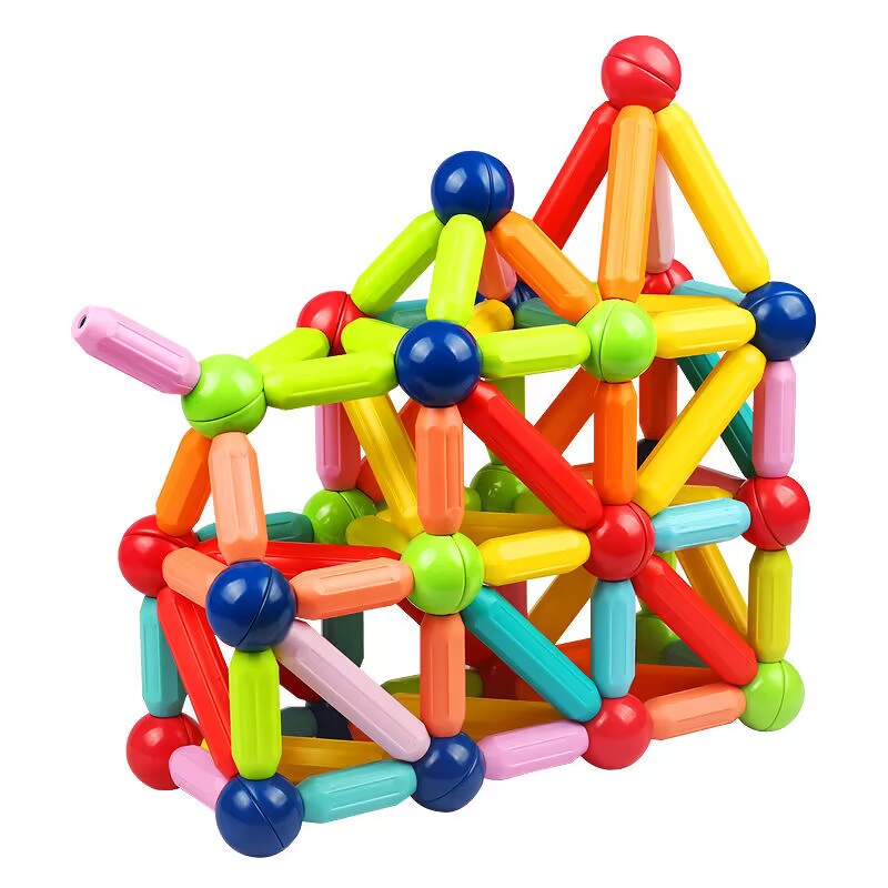 百变磁力棒大颗粒玩具宝宝益智1-3-6岁儿童拼搭积木磁铁男女孩-图3