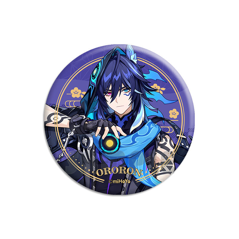 原神周边徽章希诺宁欧洛伦恰斯卡基尼奇夜兰绮良良吧唧马口铁胸章