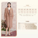 Stubborn new autumn style wool college style suit collar temperament mid-length double-sided woolen straight coat jacket for women