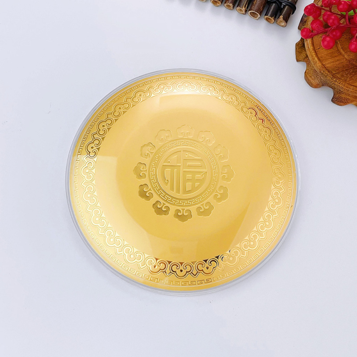 吉盟珠宝999足金九龙聚宝圆盘办公摆件聚宝盆礼盒黄金收藏送礼品,淘宝优惠券,粉丝福利购,淘宝优惠卷