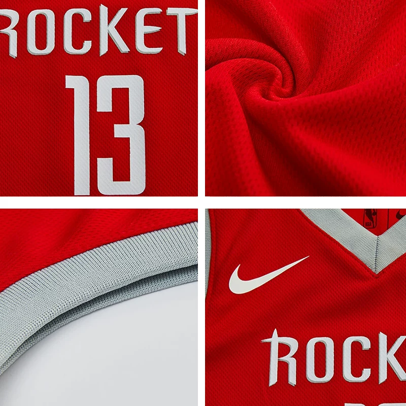 Nike Хардэн баскетболка Jersey NBA Houston Rockets №13 Урбан версия SW охлаждение городская подлинная