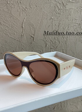 白鹿同款墨镜女款高级感2026新款猫眼大框防紫外线太阳眼镜方圆脸