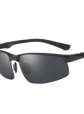 新款男士炫彩色开车太阳眼镜时尚户外运动型太阳镜偏光墨镜送帽子