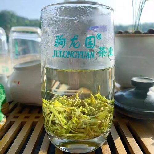 蕲春驹龙园茶叶  200g袋装毛峰茶  李时珍故里特产  天然生态绿茶 - 图1