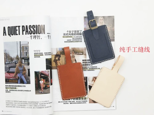 Багажный картхолдер для путешествий, чемодан, из натуральной кожи, с печатью вашего логотипа, делается под заказ