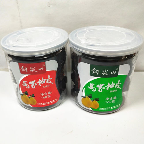 江西特产铜钹山马家柚皮160克香辣味香甜味休闲零食小吃 - 图3