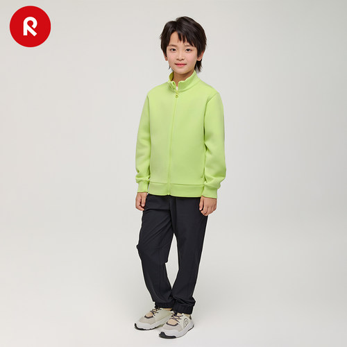 芬兰Reima男女儿童中童吸湿排汗运动质感在线舒适针织开衫夹克 - 图0