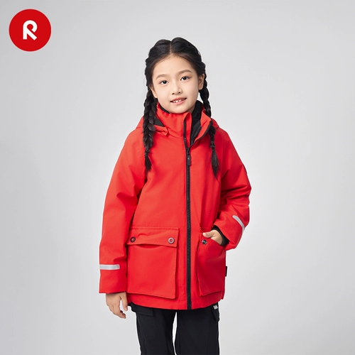 Reima, детская демисезонная съемная куртка подходит для мужчин и женщин с капюшоном, «три в одном», подходит для подростков