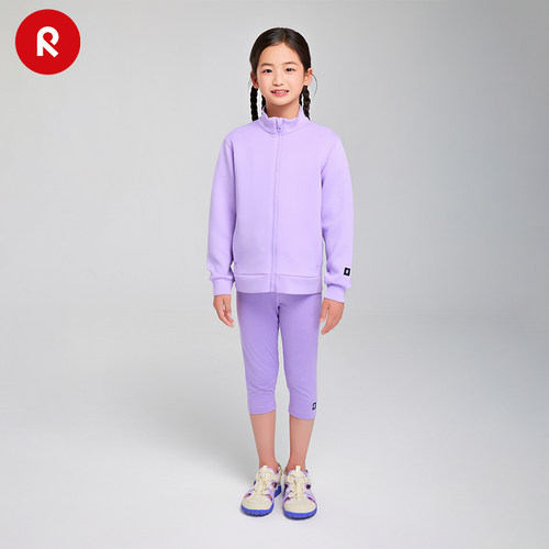 芬兰Reima男女儿童中童吸湿排汗运动质感在线舒适针织开衫夹克 - 图1