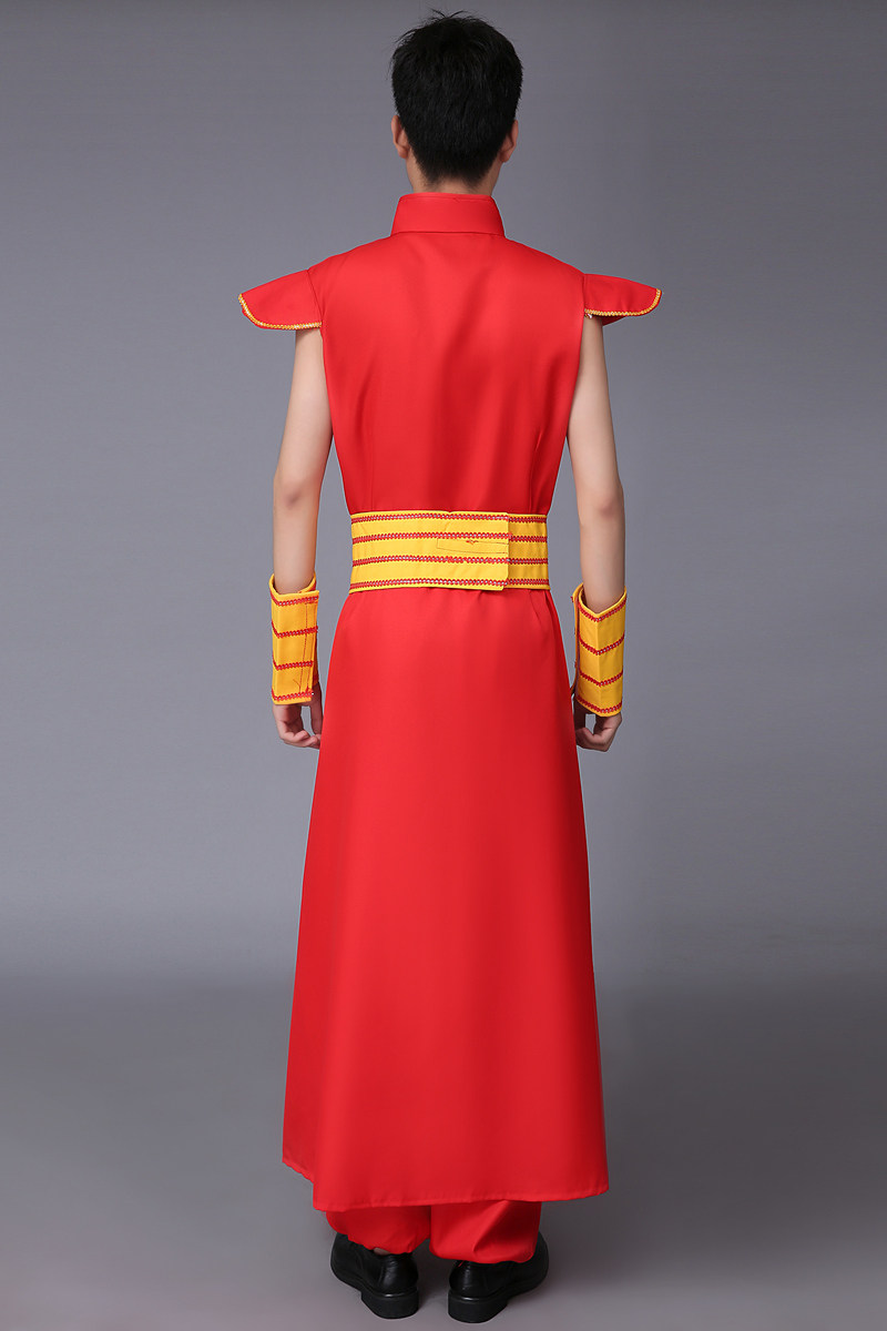水晶伊人十七坊服饰旗舰店打鼓演出服装练功男水鼓秧歌服开场舞现代民族舞龙舞蹈表演广场舞2