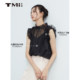 Tianmi elegant polka dot ເສື້ອ sleeveless breathable