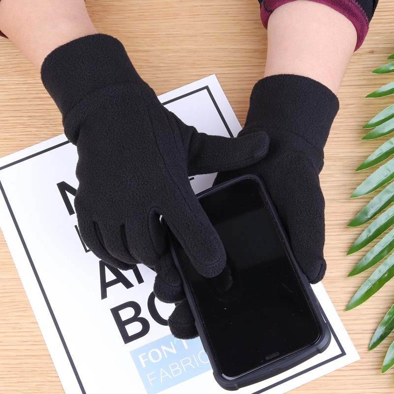 秋冬季男女单层摇粒绒抓绒耐磨耐用防风寒骑行户外弹力可触屏手套,淘宝优惠券,粉丝福利购,淘宝优惠卷
