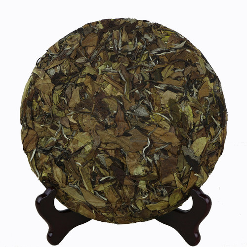 品茗桂香 柘荣高山野生白茶福鼎大白茶贡眉饼2012陈年荒山春茶 - 图1