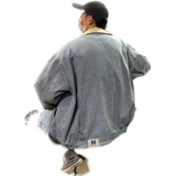 Японская ретро джинсовая демисезонная брендовая куртка, свободный крой, осенняя