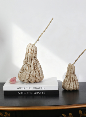 创意艺术梨子摆件样板间儿童房