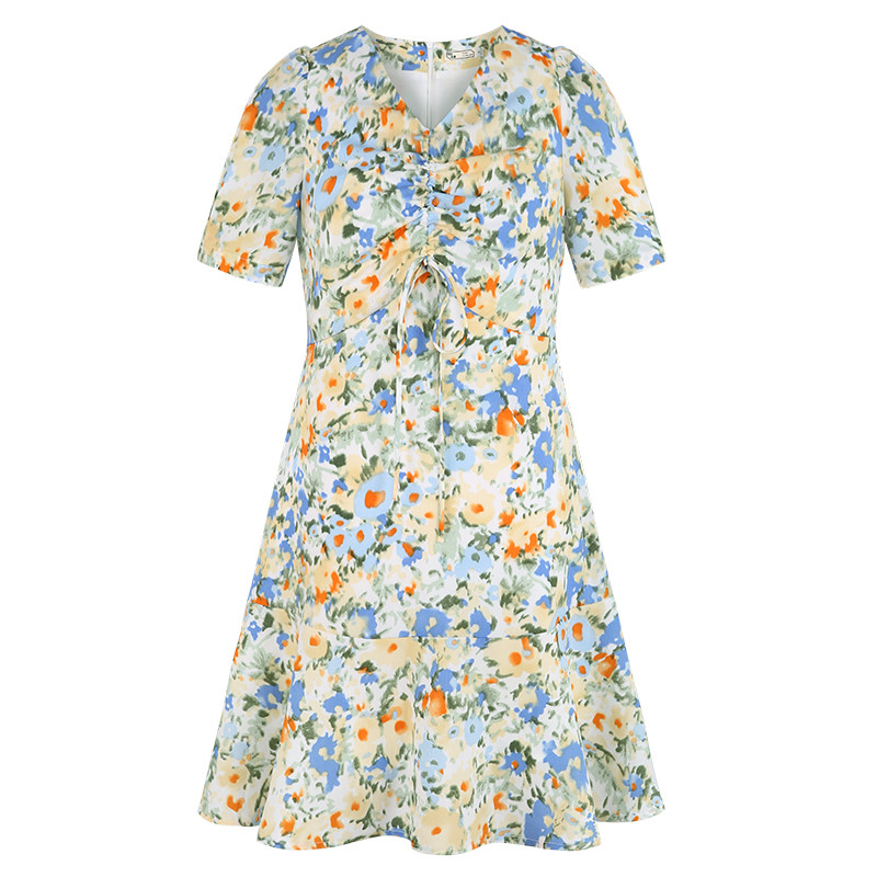 毛菇小象小个子女夏2020新款显瘦 毛菇小象连衣裙