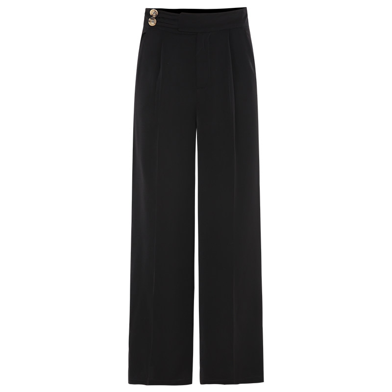 毛菇小象高腰直筒2020新女夏休闲裤 毛菇小象休闲裤