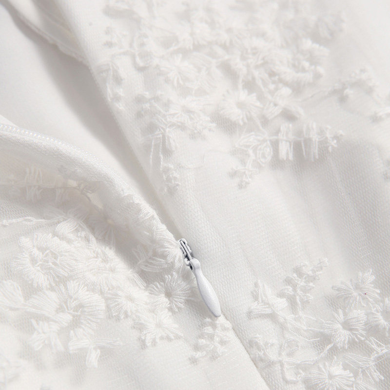 毛菇小象网纱旗袍扣女2020夏连衣裙 毛菇小象连衣裙