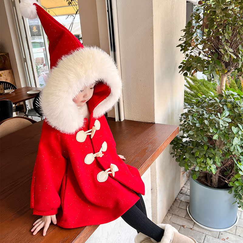 女宝宝拜年服童装龙年中国风唐装儿童新年装女童外套女孩过年衣服-图2