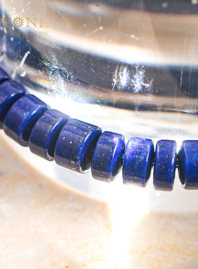 五行补金水天然青金石手串猛犸牙雕九尾狐配饰原石串珠手链普琳丝