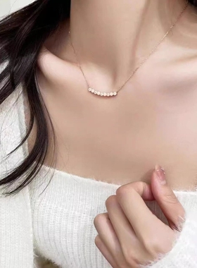 明星同款耳环日韩新款简约蜂窝六边形项链气质百搭吊坠女锁骨链女
