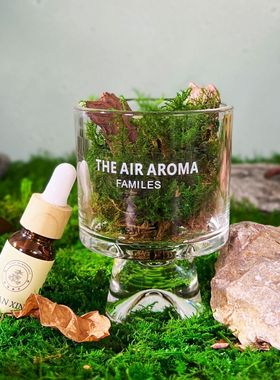 松木青苔扩香杯森系无火精油挥发液净化空气持久留香家居摆件香薰