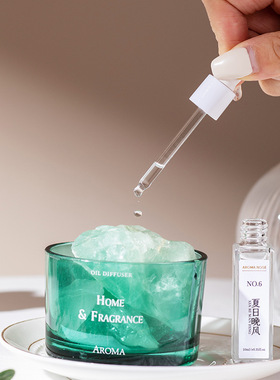 无火香薰扩香石水晶石香薰精油室内家用卫生间家居摆件扩香器