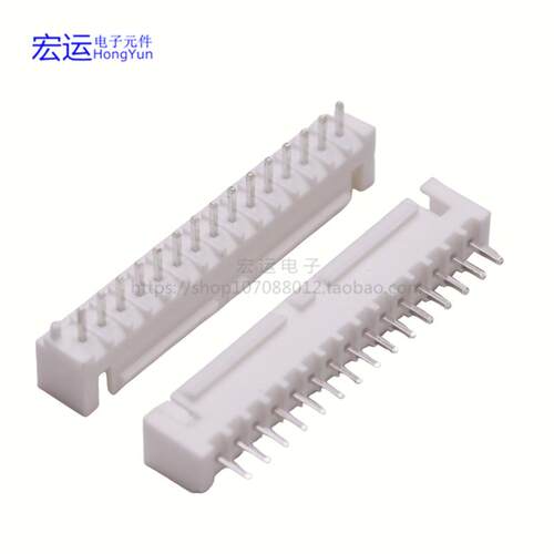 XHB2.54mm带扣直针 单排带勾 插件 XHB-2A 3P6P8P10P12P16P 插座 - 图3