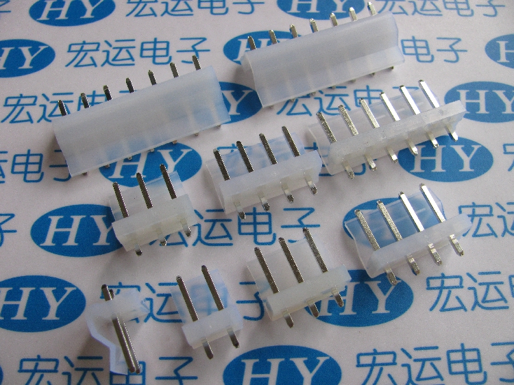 CH5.08mm 接插件 连接器 2P3P4P5P6P7P8P针座 直针 - 图0