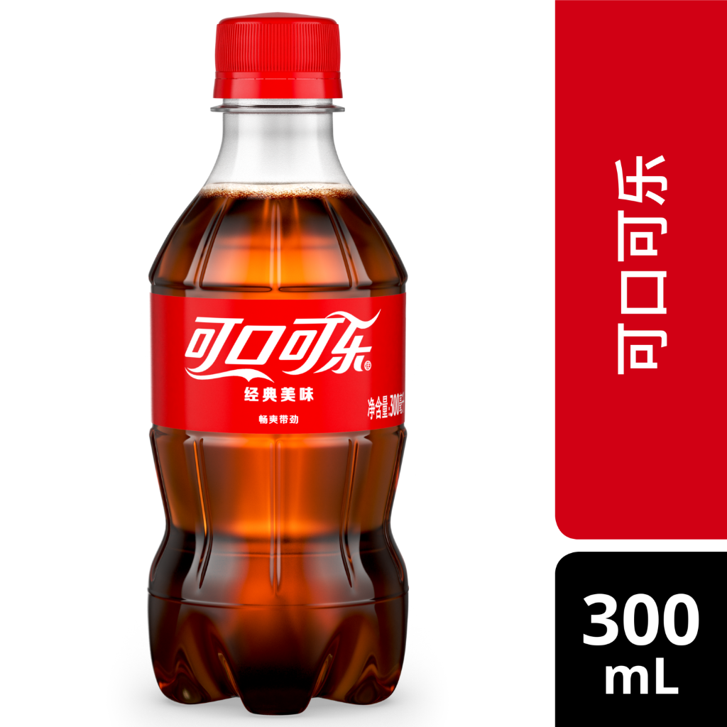 可口可乐碳酸饮料肥宅快乐水300ml*6瓶/12瓶/24瓶【qyg】-图1