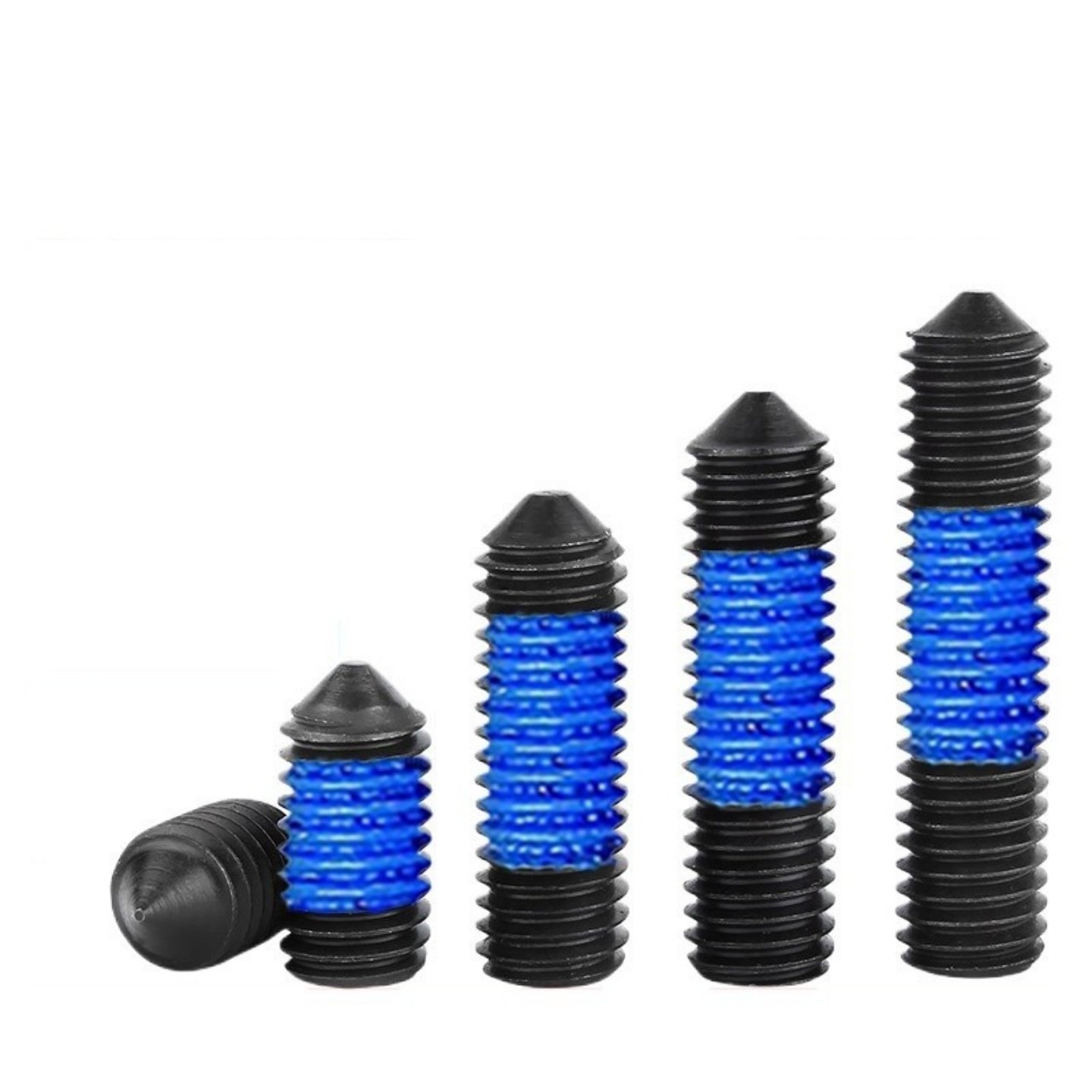 12.9级黑色尖端内六角机米点胶螺丝涂胶带胶防松M2M2.5M3M4M5M6M8,淘宝优惠券,粉丝福利购,淘宝优惠卷