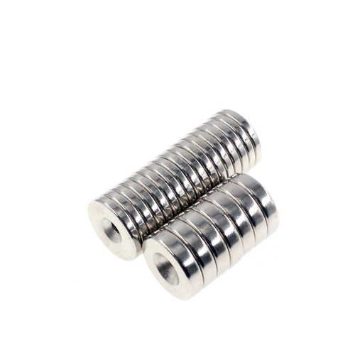 圆形打孔吸铁石 圆形沉孔强磁铁 D20 宽度20mm 高度3/4/5MM - 图3