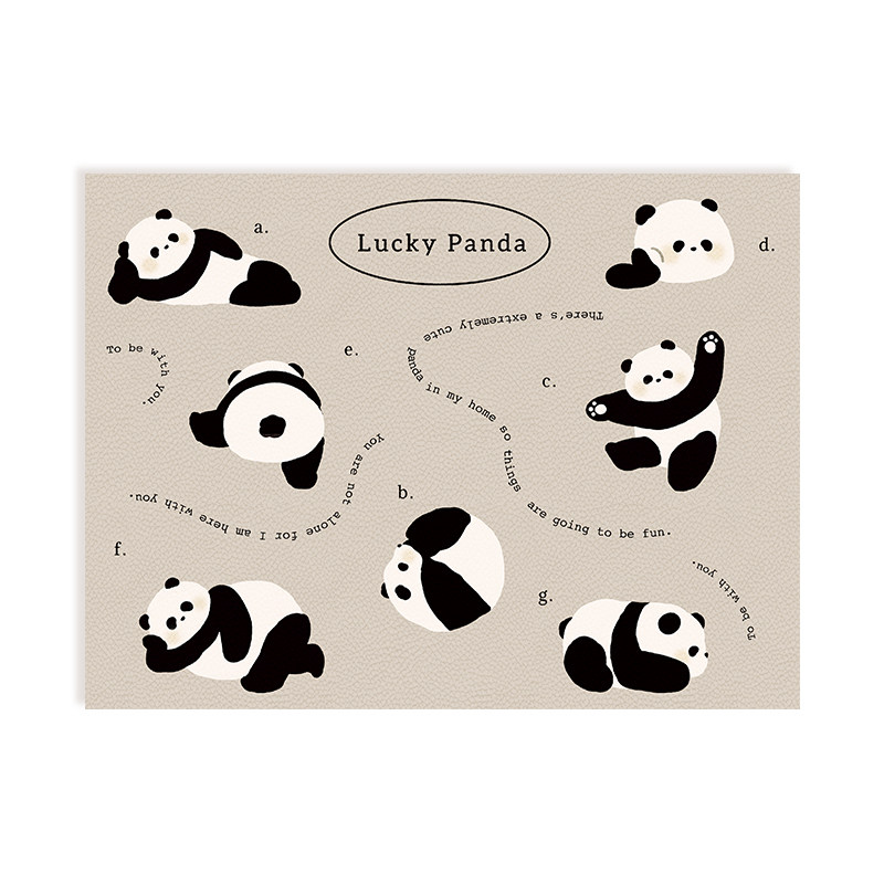 Cute Panda Kitchen Diatom Mud Draining Mat