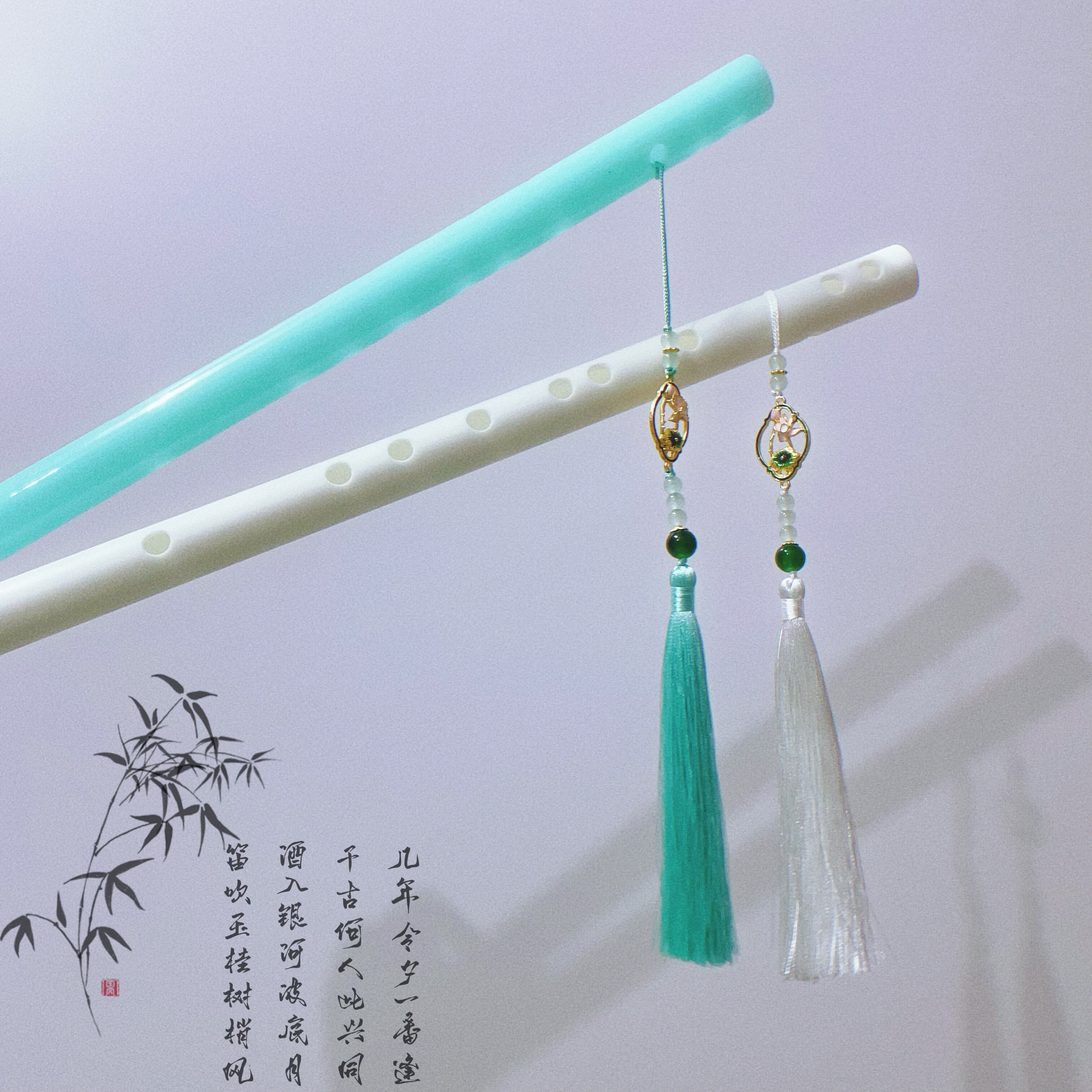 笛子古风道具摄影拍照走秀仿玉笛儿童成人cos乐器汉服古装配饰,淘宝优惠券,粉丝福利购,淘宝优惠卷