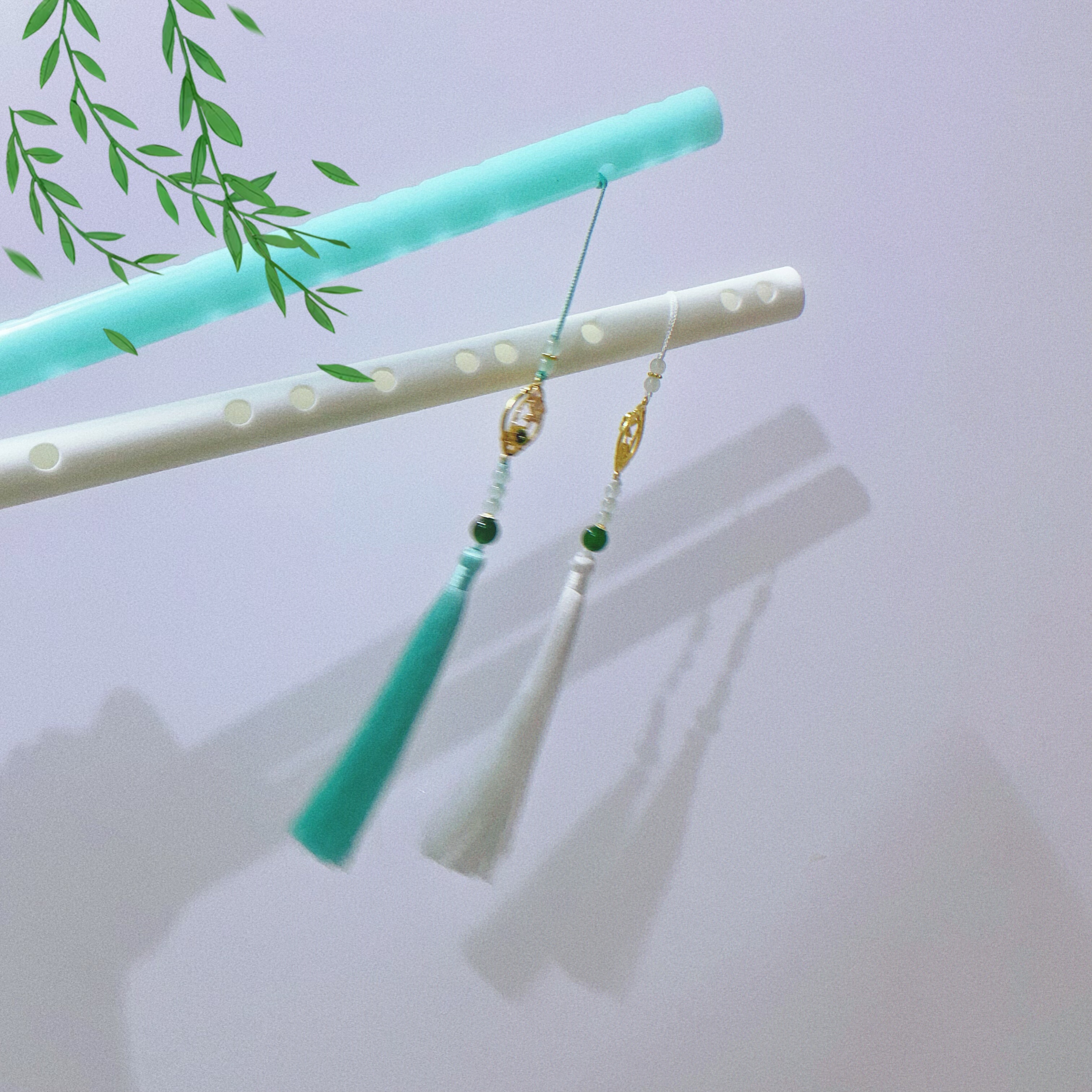 笛子古风道具摄影拍照走秀仿玉笛儿童成人cos乐器汉服古装配饰,淘宝优惠券,粉丝福利购,淘宝优惠卷