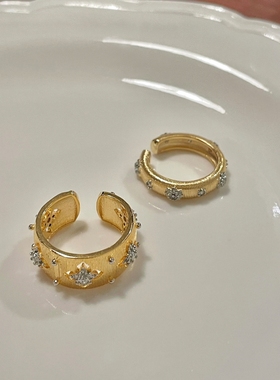 布契家拉斯戒指女轻奢小众镂空重