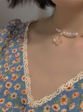 东大门网红INS风蝴蝶CHOKER项链