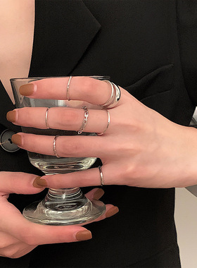 七件套戒指套装女ins潮时尚个性