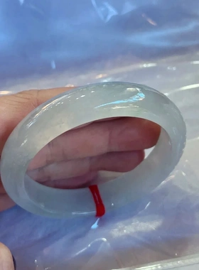 肯森路翡翠白月光手镯冰种玉镯子正圈贵妃手镯热卖带证书