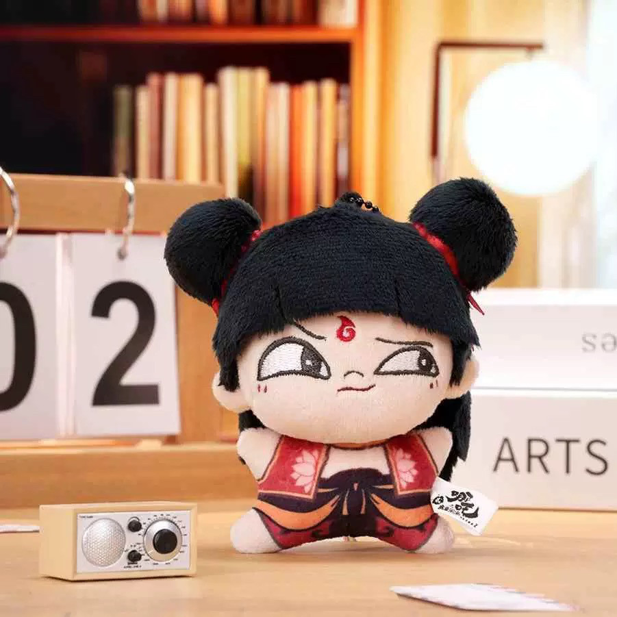 哪吒之魔童闹海哪吒系列毛绒挂件盲盒电影周边公仔玩偶摆件