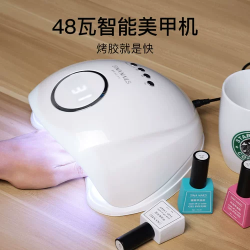 Лак для ногтей для ногтей, светодиодная быстросохнущая терапевтическая лампа для маникюра