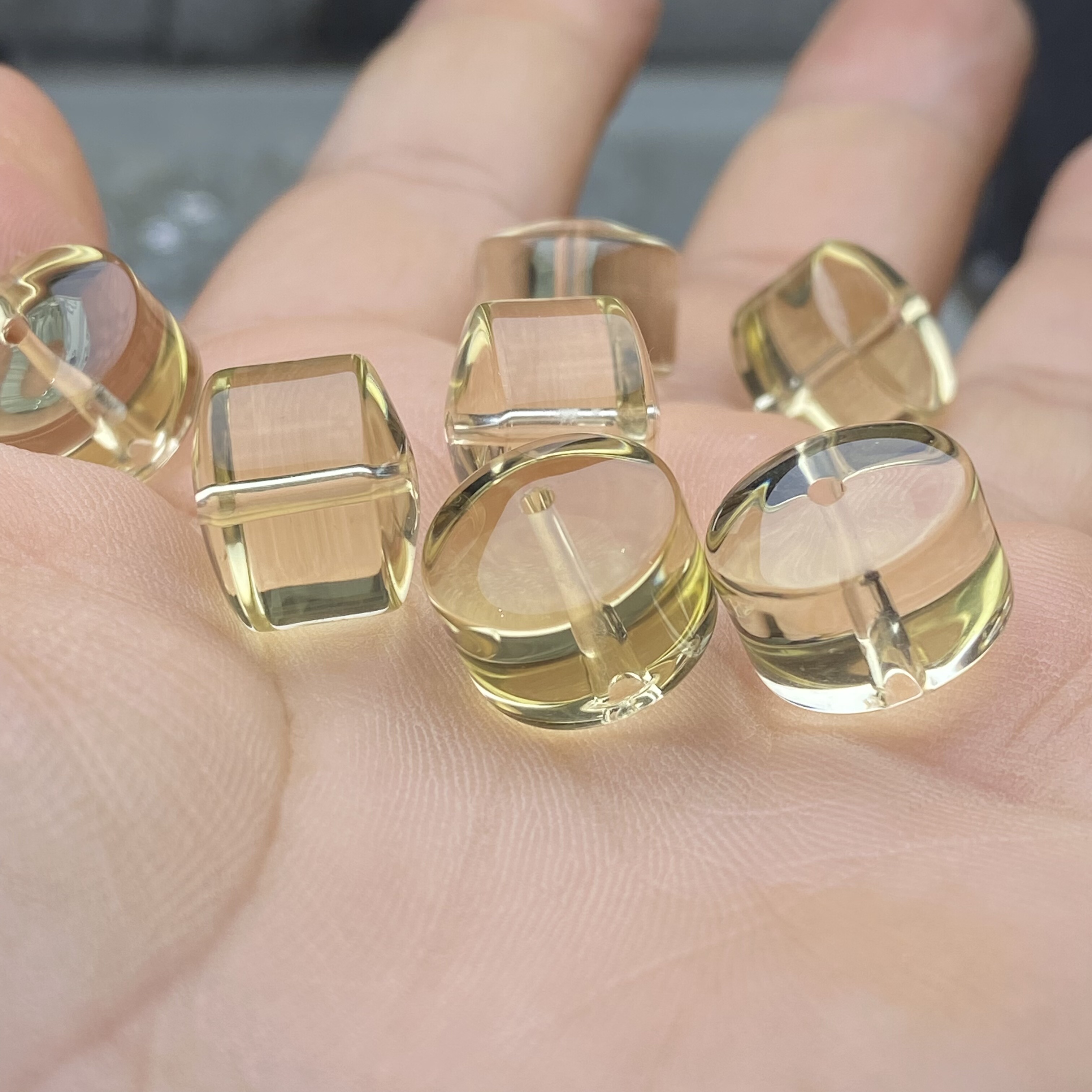 全净体天然白水晶车轮珠散珠子手串手链锁骨项链直切diy配件配饰,淘宝优惠券,粉丝福利购,淘宝优惠卷