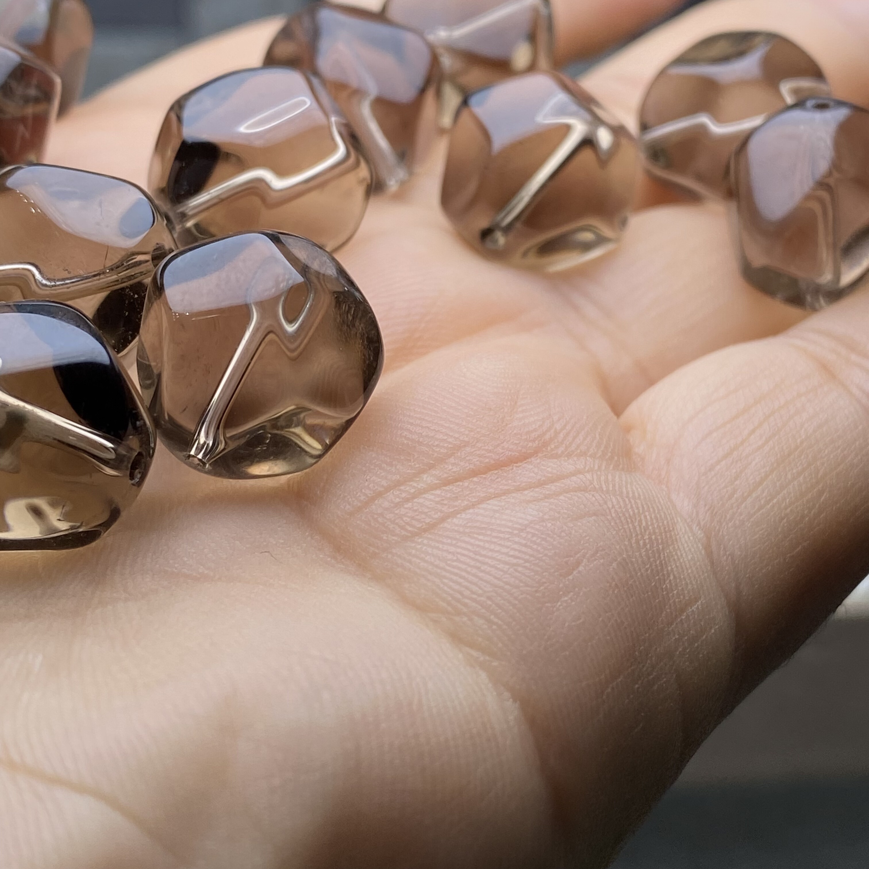 天然茶水晶随形散珠子手串不规则手链项链diy编手工配件配饰饰品,淘宝优惠券,粉丝福利购,淘宝优惠卷