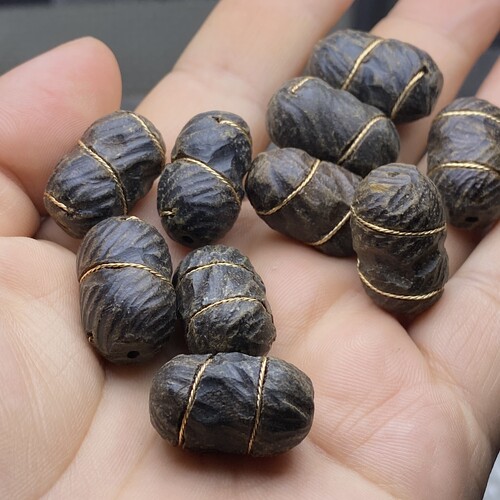 天然沉香木随行异形桶珠手链手串项链文玩蜜蜡diy配件配饰流行 - 图2