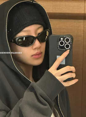 jennie白鹿同款未来风猫眼墨镜